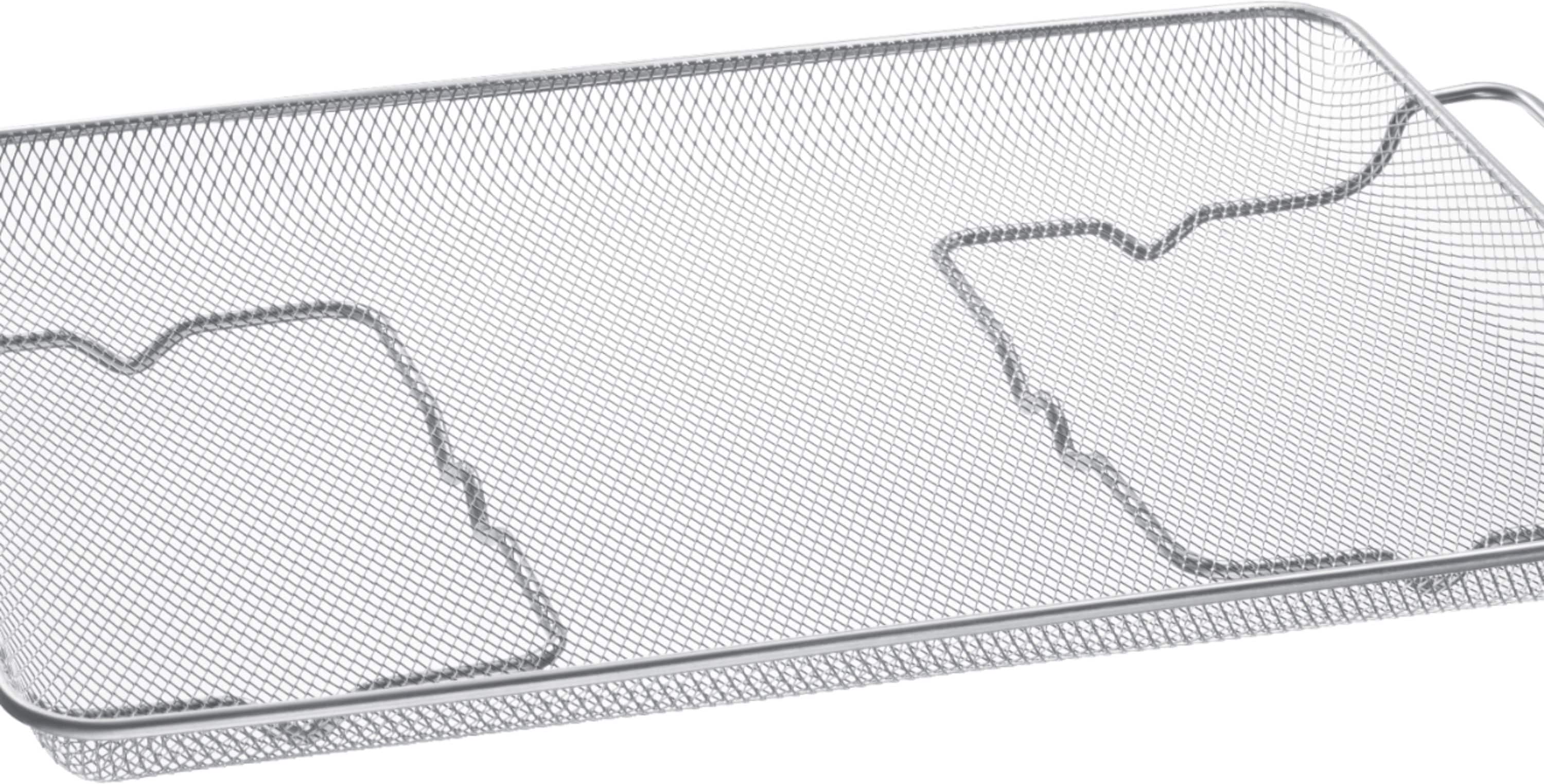 Alt View 13. Samsung - 6.3 cu. ft. Front Control Slide-In Electric Convection Range with Air Fry & Wi-Fi, Fingerprint Resistant - Stainless Steel.