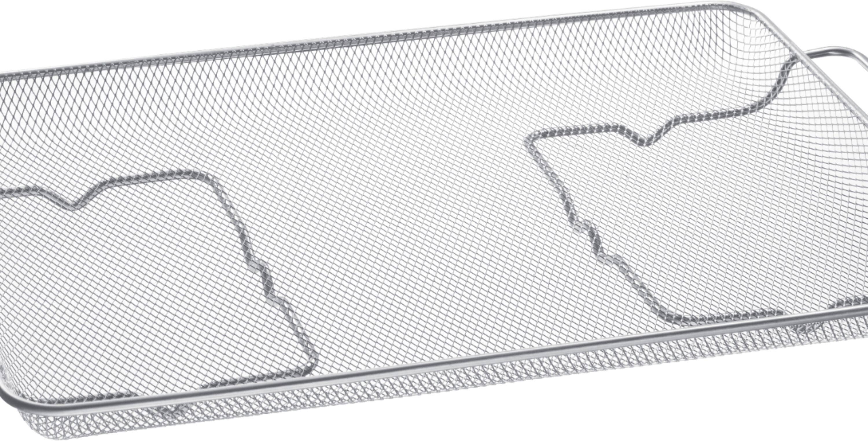 Alt View 13. Samsung - 6.3 cu. ft. Front Control Slide-In Electric Convection Range with Air Fry & Wi-Fi, Fingerprint Resistant - Stainless Steel.