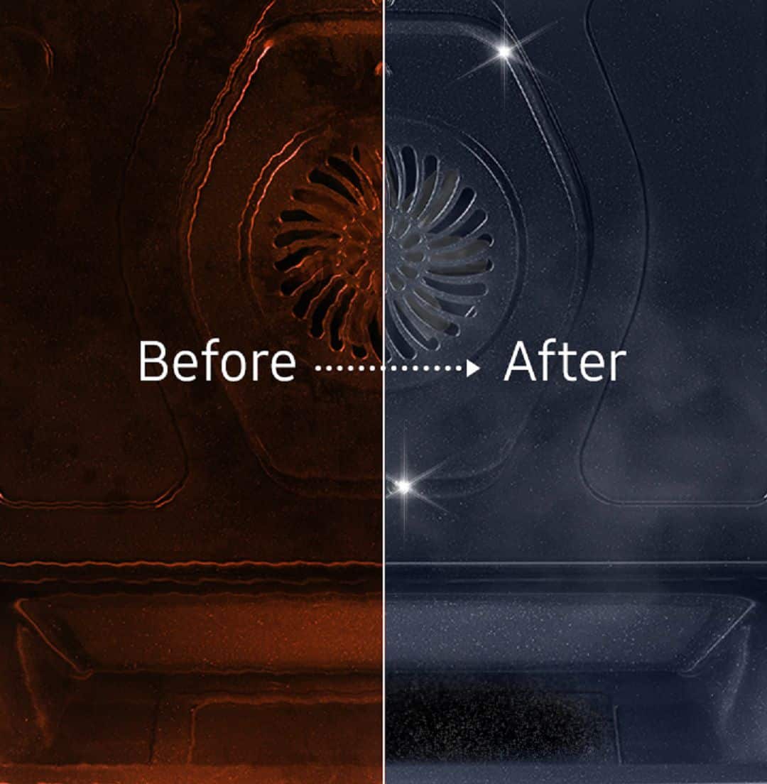 Alt View 25. Samsung - 6.3 cu. ft. Front Control Slide-In Electric Convection Range with Air Fry & Wi-Fi, Fingerprint Resistant - Stainless Steel.