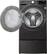 Alt View 26. LG - 4.5 Cu. Ft. High-Efficiency Smart Front-Load Washer and Electric Dryer Combo with Steam and TurboWash Technology - Black Steel.