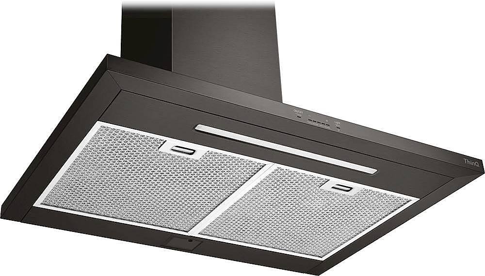 Alt View 17. LG - 30" Convertible Range Hood - PrintProof Black Stainless Steel.