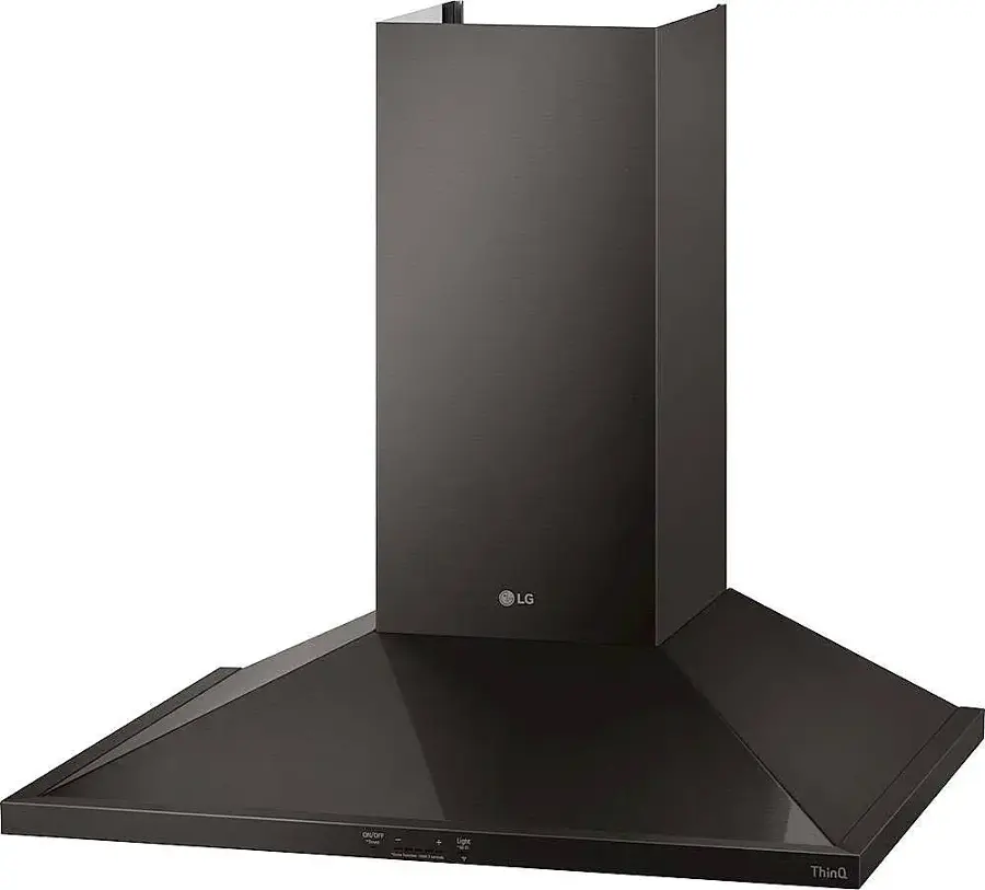 LG 30 inches Convertible Wall Range Hood Black Stainless Steel ...