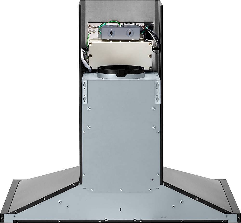 Alt View 15. LG - 36" Convertible Range Hood - PrintProof Black Stainless Steel.