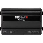 Front Zoom. MB Quart - Formula 400W Class AB Bridgeable Multichannel MOSFET Amplifier with Variable Low-Pass Crossover - Black.