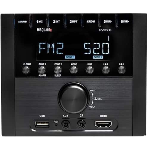 Front. MB Quart - Bluetooth Digital Media Receiver - Black.