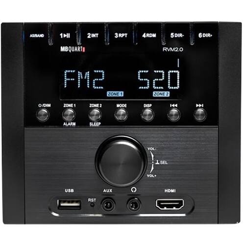 Front. MB Quart - Bluetooth Digital Media Receiver - Black.