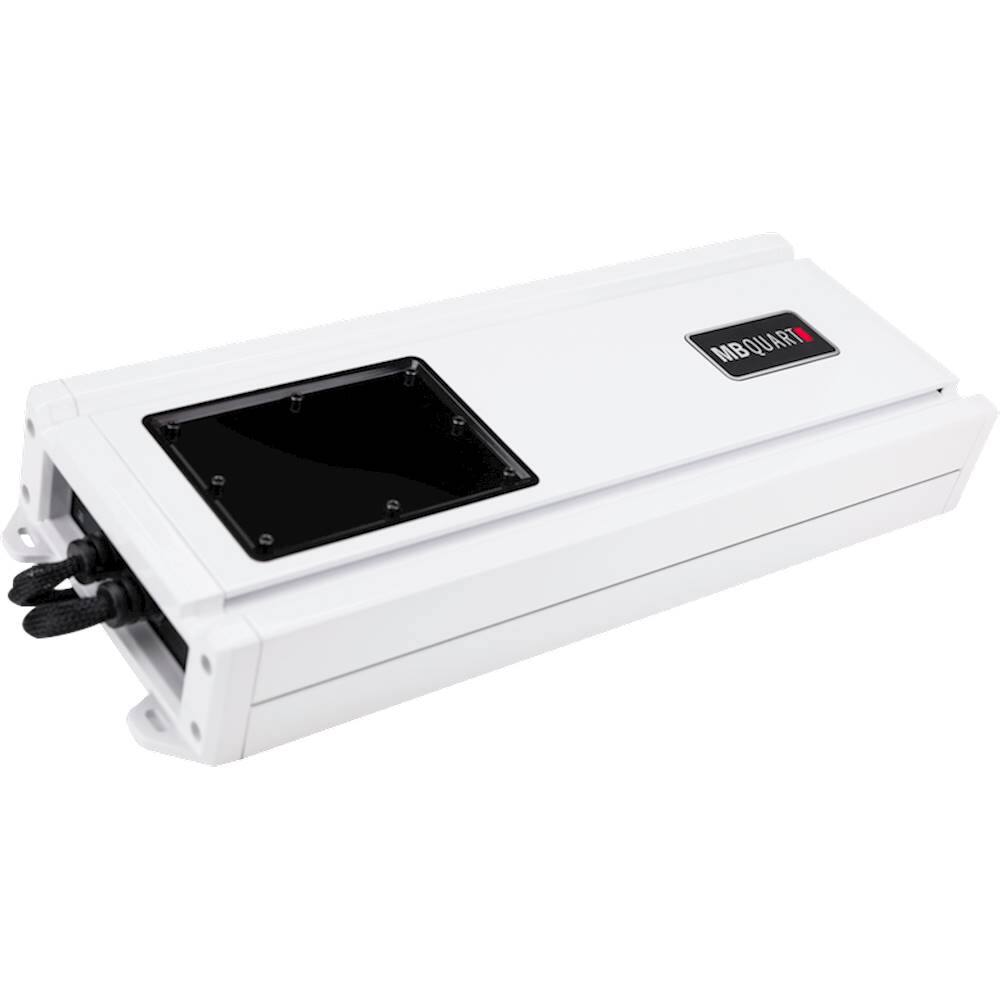 Angle. MB Quart - Nautic 600W Class AB Multichannel Amplifier with Variable Crossovers - White.