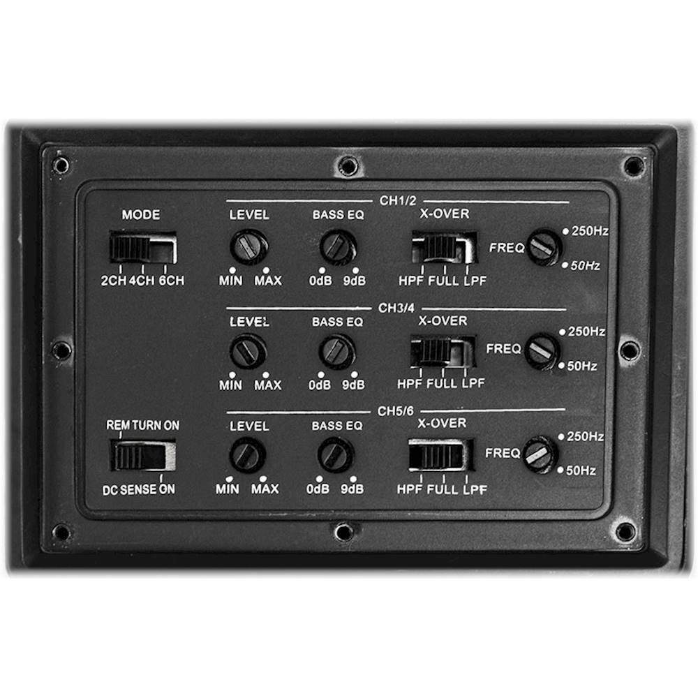 Alt View 13. MB Quart - Nautic 600W Class AB Multichannel Amplifier with Variable Crossovers - White.