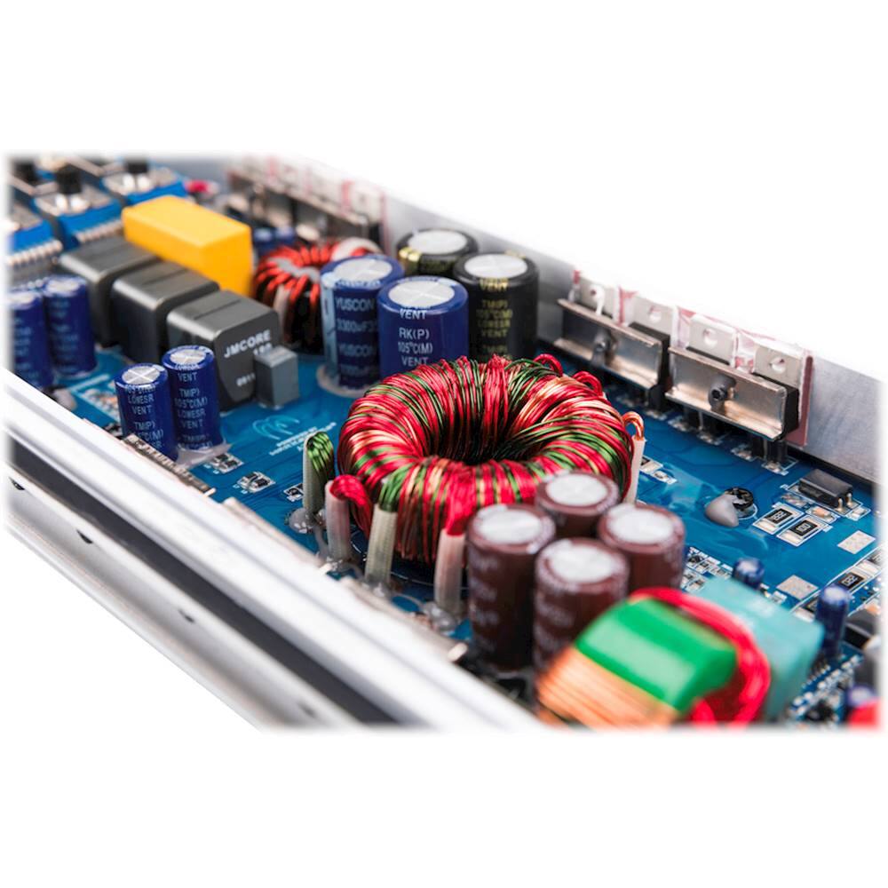 Alt View 14. MB Quart - Nautic 600W Class AB Multichannel Amplifier with Variable Crossovers - White.