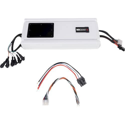 Alt View 18. MB Quart - Nautic 600W Class AB Multichannel Amplifier with Variable Crossovers - White.