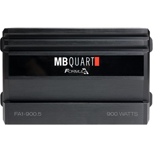 MB Quart - Formula 900W Class AB Multichannel MOSFET Amplifier with Variable Crossovers - Black