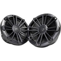 MB Quart - Nautic Premium 8" 2-Way Marine Speakers with Composite IMPP Cones (Pair) - Black - Front_Zoom
