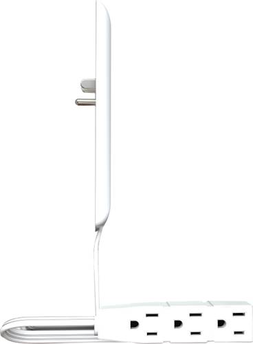 Sleek Socket - 3' 3-Outlet Extension Power Cord - White