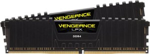 CORSAIR - Vengeance LPX 16GB (2PK x 8GB) 3000MHz DDR4 C16 DIMM Desktop Memory - Black - Front_Zoom