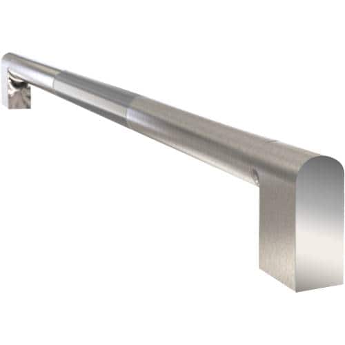Front. JennAir - RISE Handle Kit for JennAir JB36NXFXLE and JB36NXFXRE - Stainless Steel.