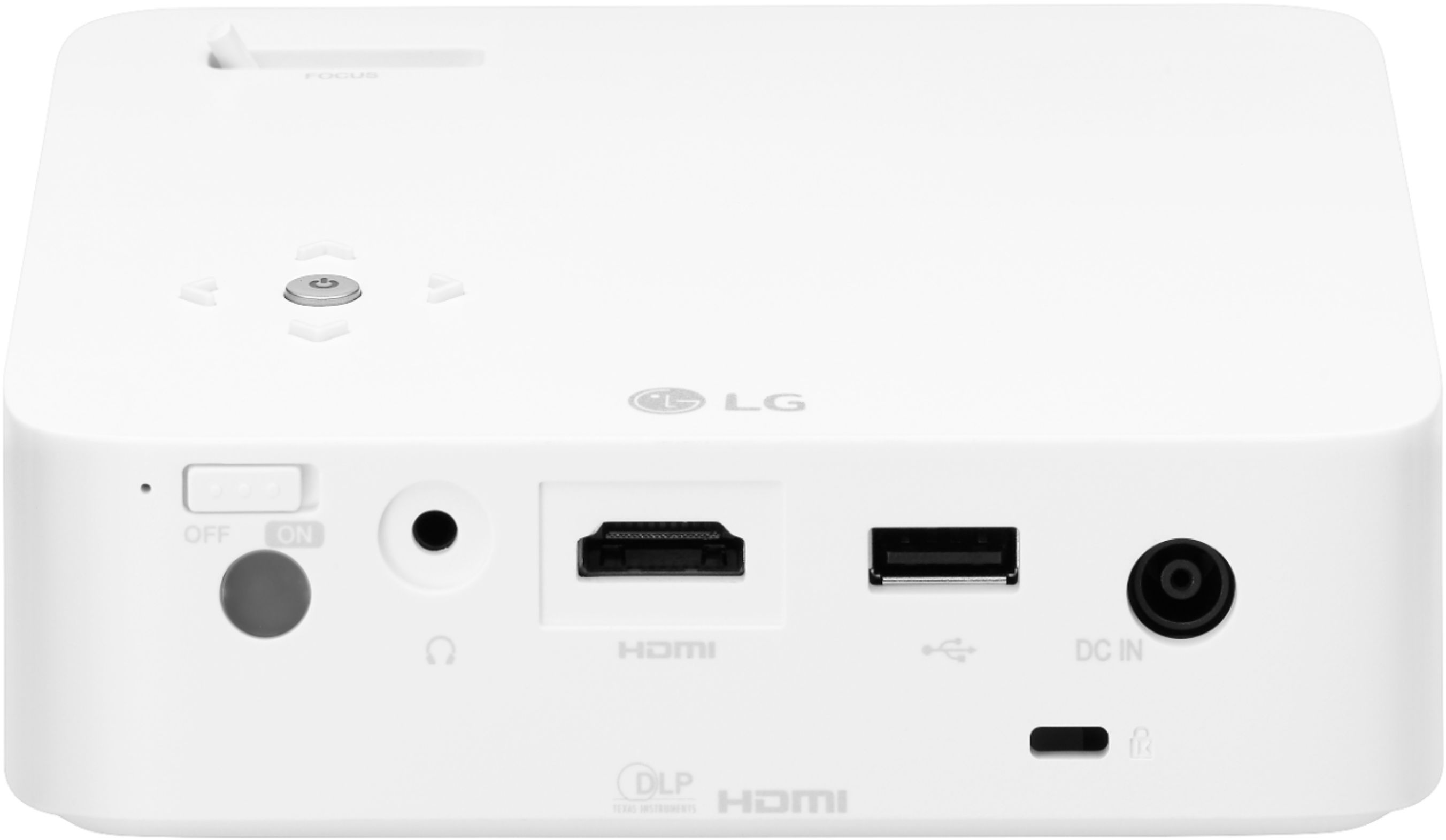 Back View: Hisense - Smart Dual Color Laser TV 120L10E 4K Wireless DLP Projector with High Dynamic Range - Black