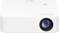 Front. LG - CineBeam PH30N 720p Wireless DLP Projector - White.