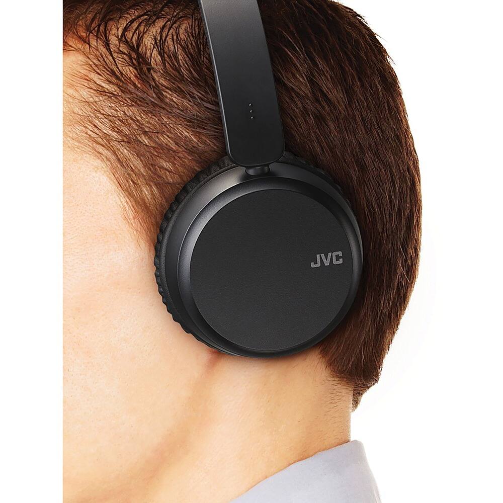 Best Buy JVC OnEar Wireless Headphones with Noise Canceling Black