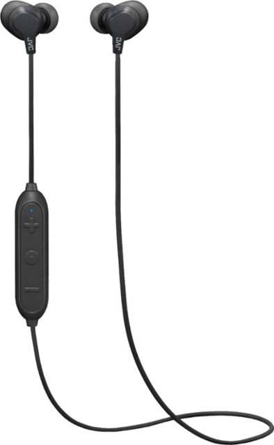 Front Zoom. JVC - Air Cushion In Ear Bluetooth Wireless Headphones - Black.