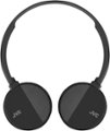 Front Zoom. JVC - FLATS Wireless On-Ear Headphones - Black.