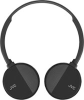 JVC - FLATS Wireless On-Ear Headphones - Black - Front_Zoom
