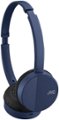 Angle. JVC - FLATS Wireless On-Ear Headphones - Blue.