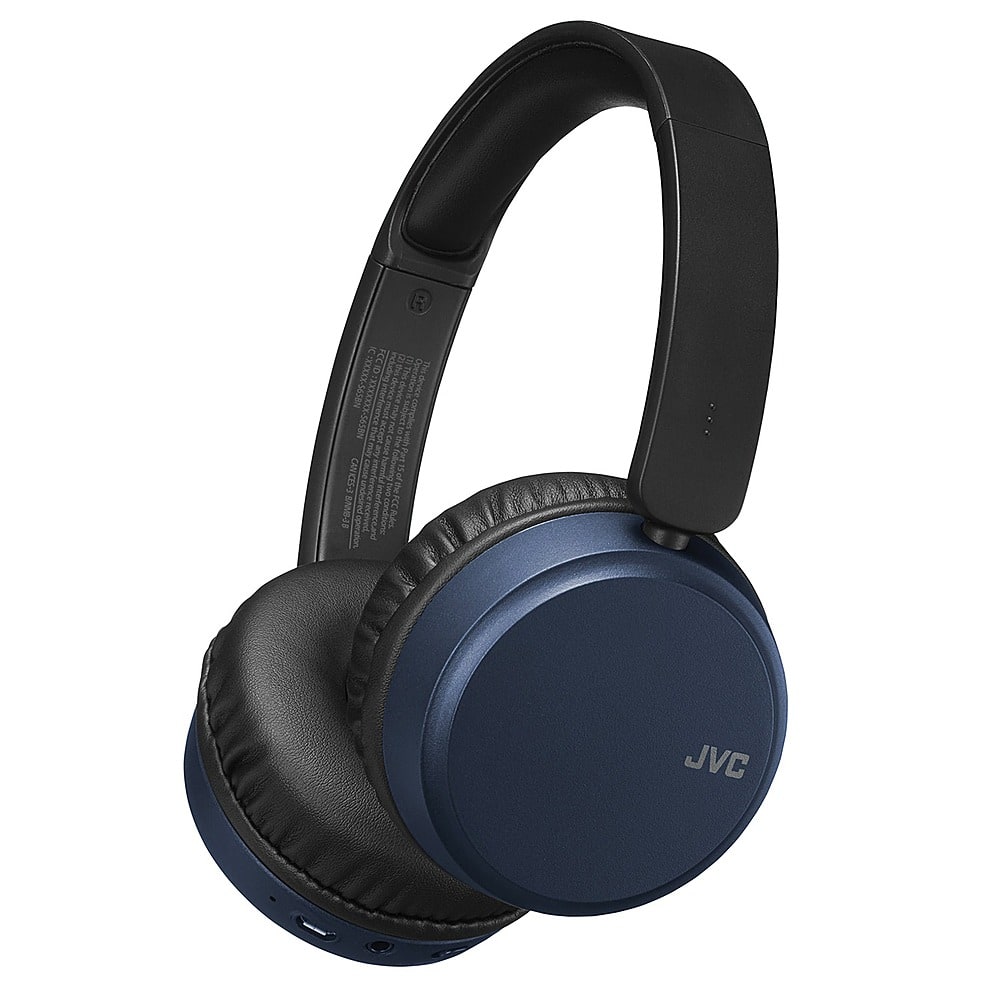 Best Buy: JVC On-Ear Wireless Headphones with Noise Canceling Blue HAS65BNA