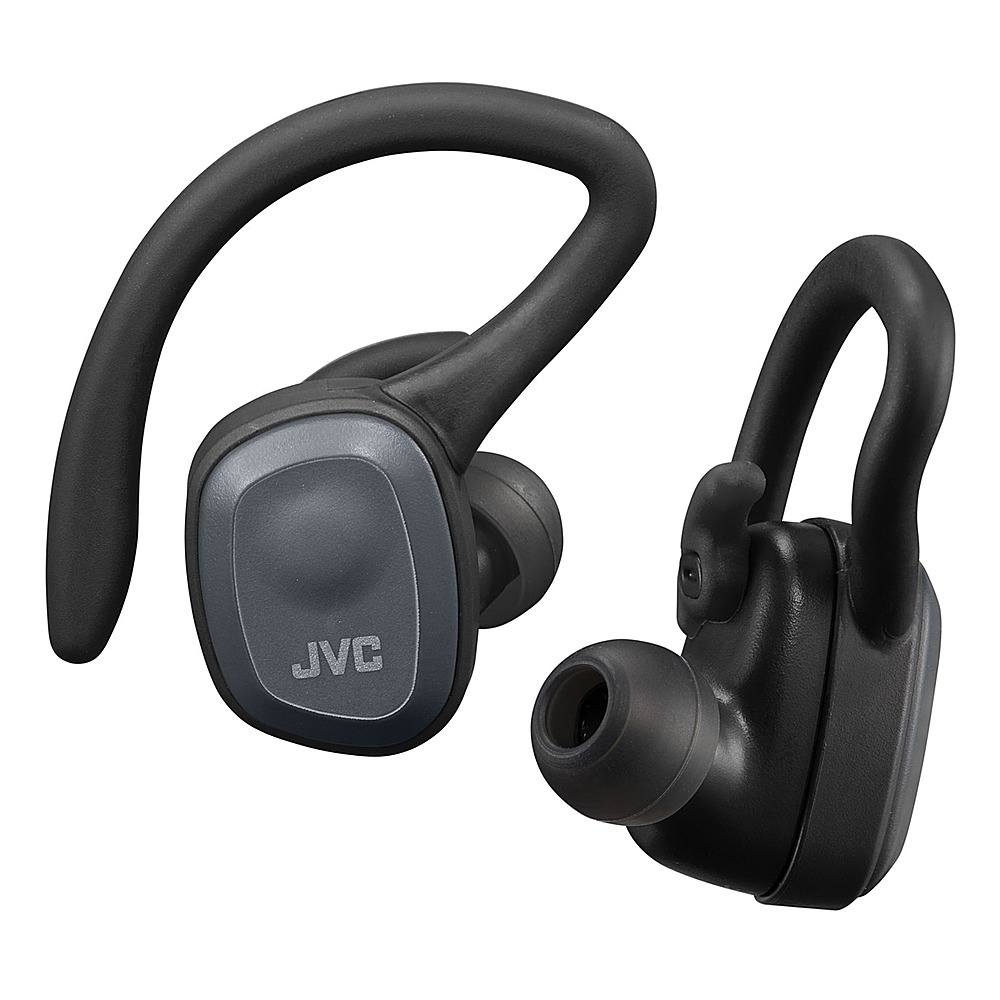 JVC Earphones Sport In-ear Wireless Bluetooth With Clip and Hook Black for  sale online