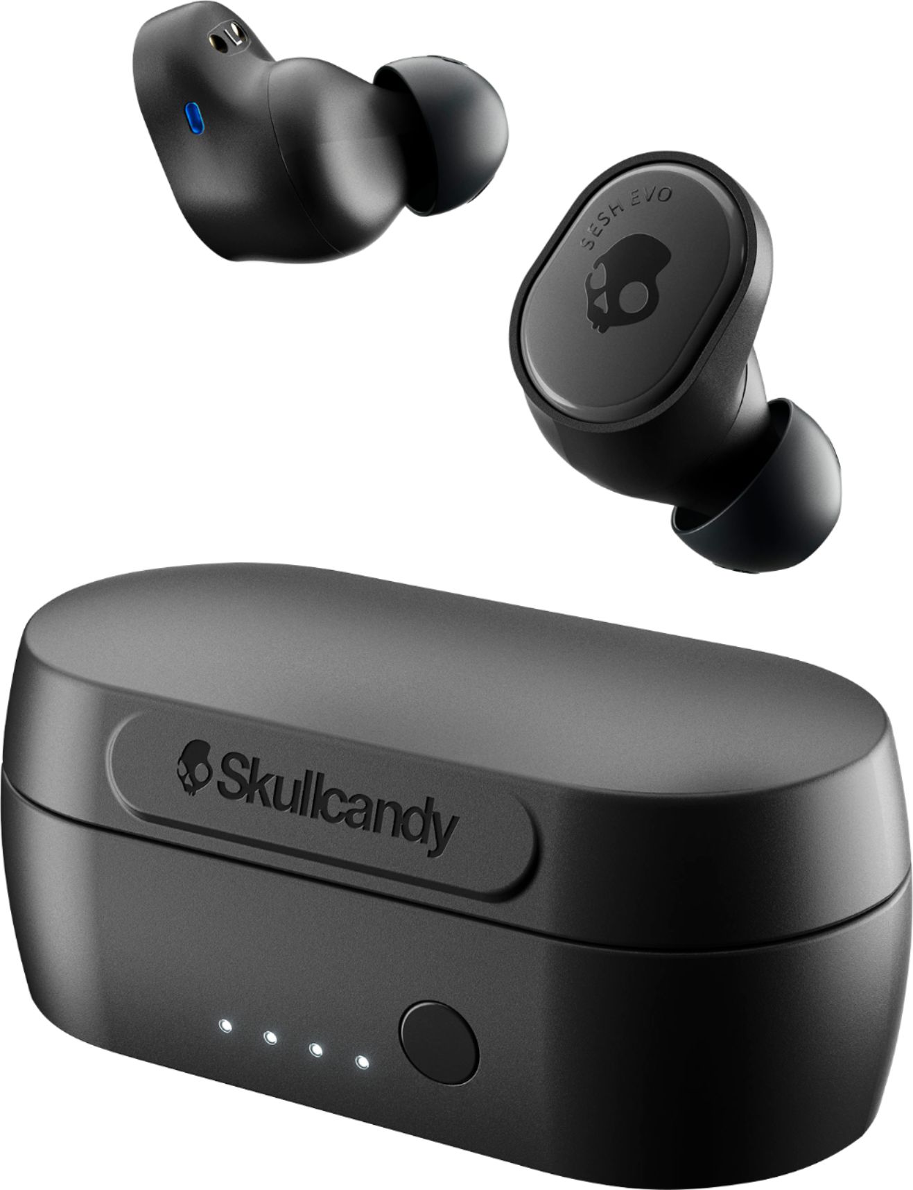 Zoom in on Front Zoom. Skullcandy - Sesh Evo True Wireless In-Ear Headphones - True  Black.