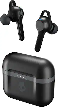 Front. Skullcandy - Indy Evo True Wireless In-Ear Headphones - True Black.