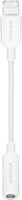 Insignia™ - Lightning to 3.5 mm Headphone Adapter - White - Front_Zoom