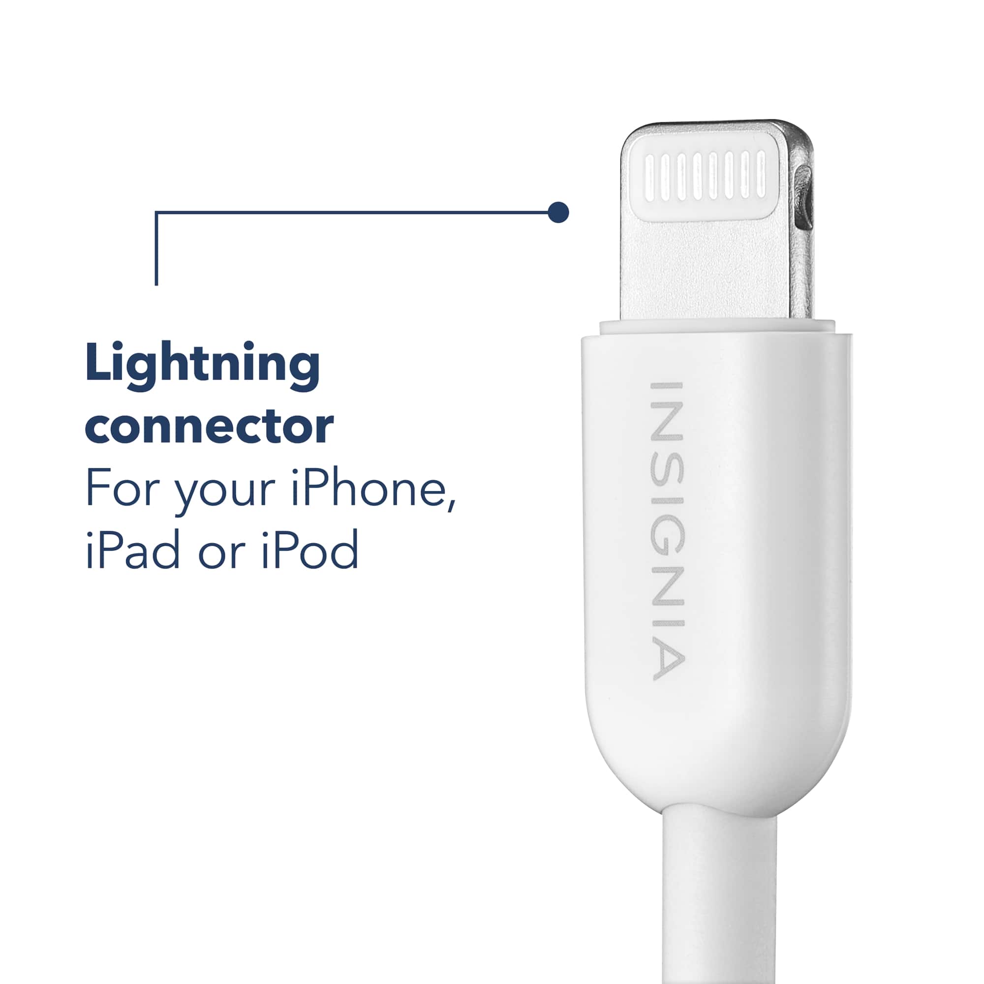 Lightning Connector For Your iPhone, iPad or iPod INSIGNIA