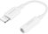 Front Zoom. Insignia™ - Lightning to 3.5 mm Headphone Adapter - White.