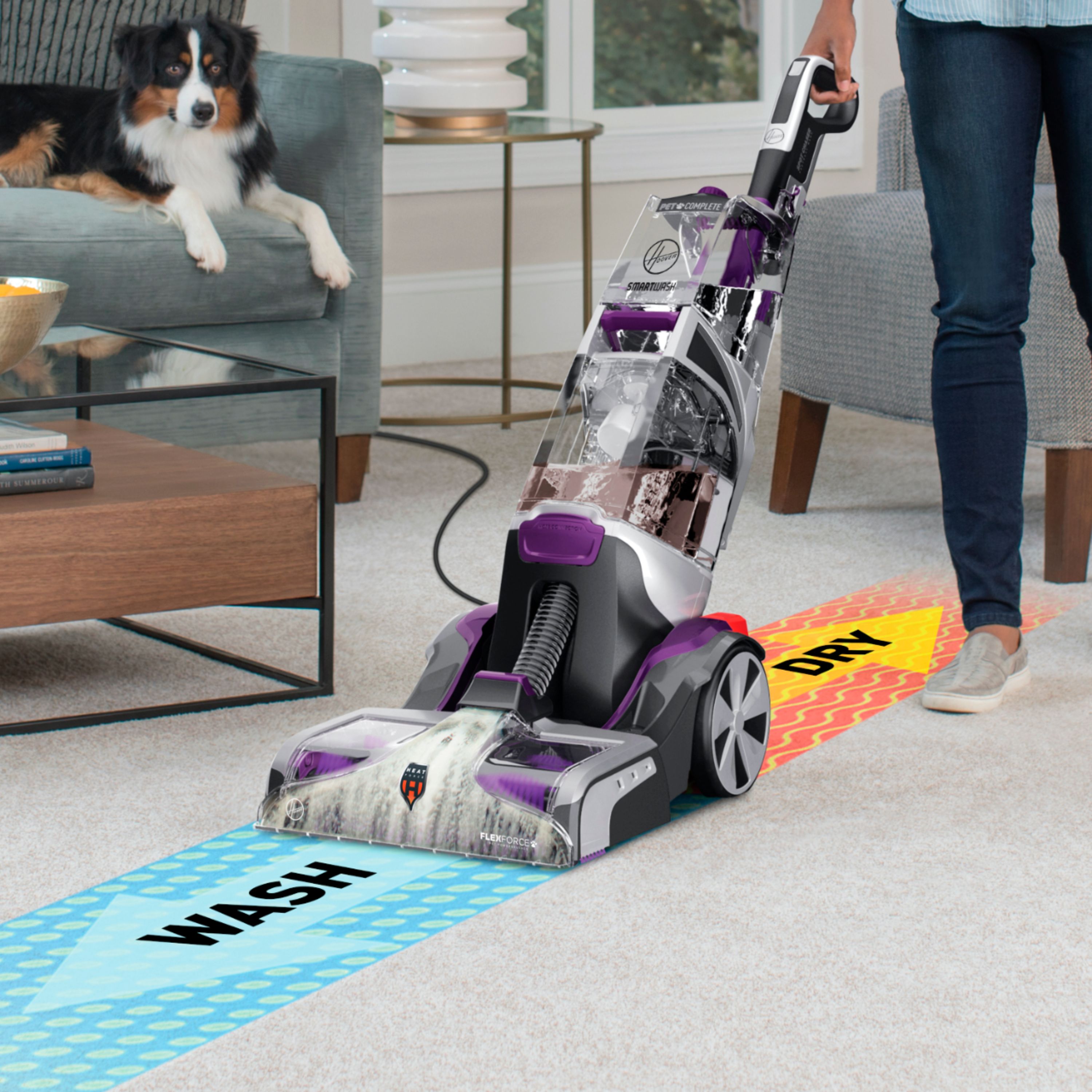 Angle View: Hoover - PowerDash GO Handheld Deep Cleaner - White