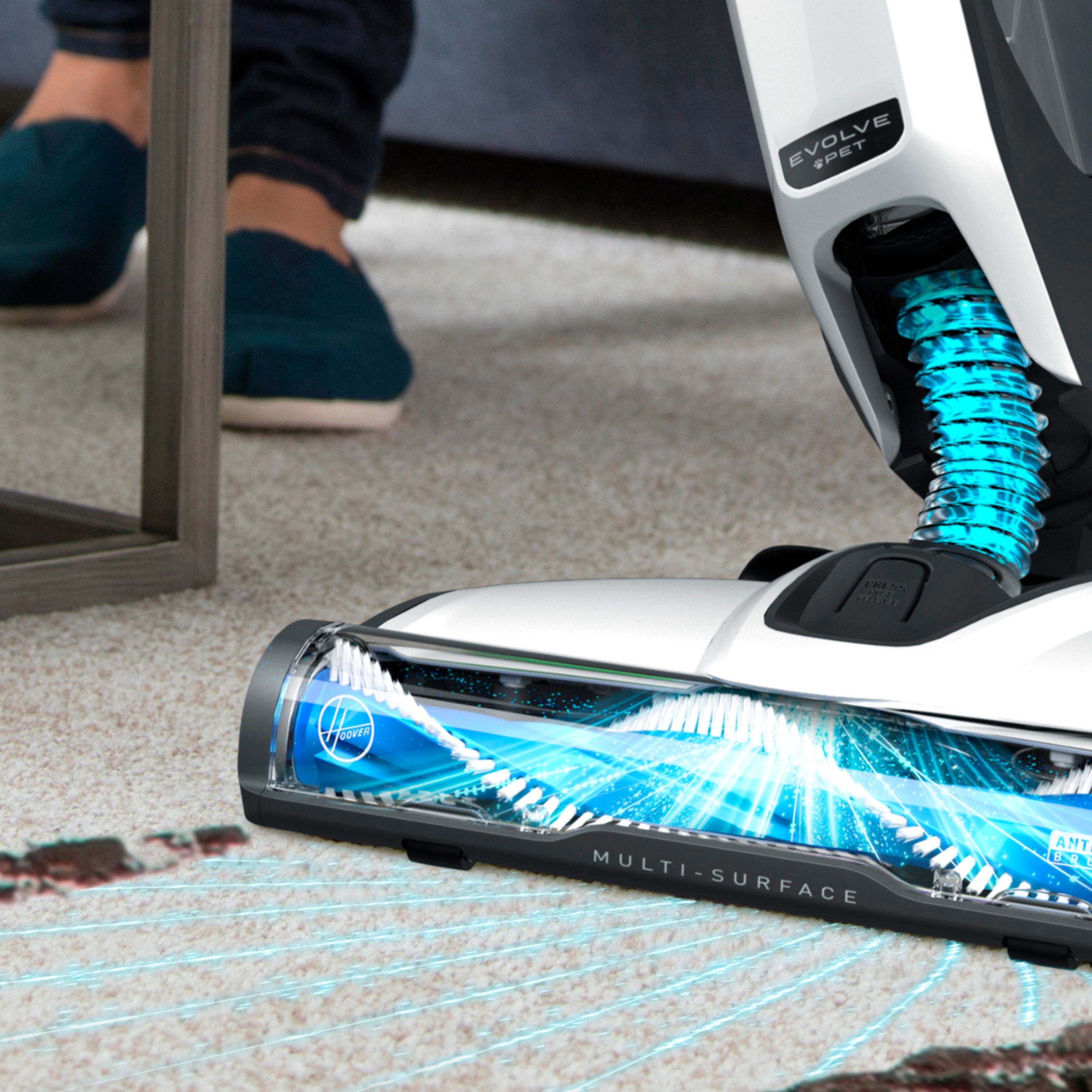 White for sale online Hoover ONEPWR Evolve Pet Cordless Vacuum Cleaner 