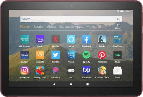 Front Zoom. Amazon - Fire HD 8 10th Generation - 8" - Tablet - 32GB - Plum.
