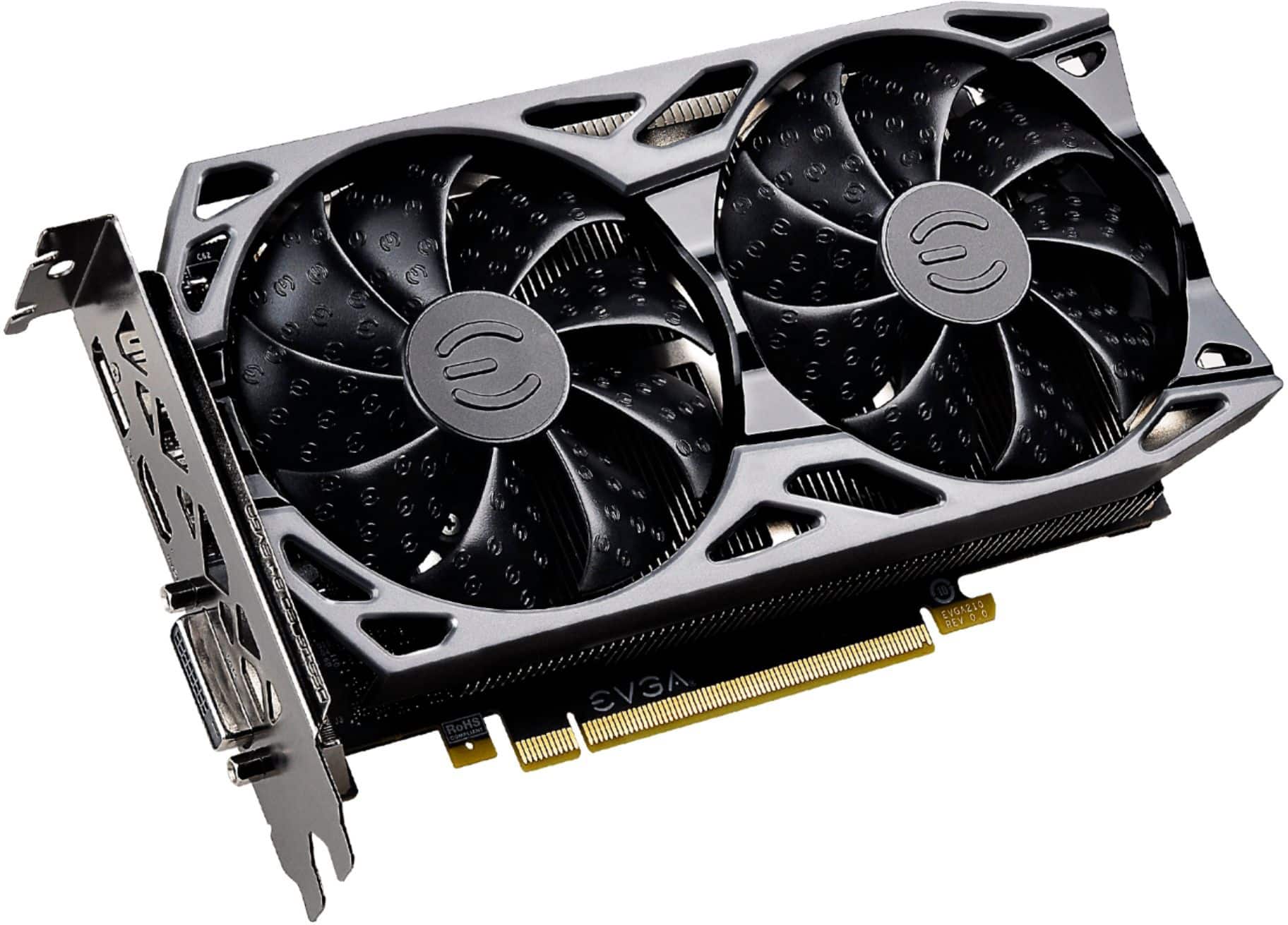Alt View 12. EVGA - NVIDIA GeForce GTX 1650 SUPER 4GB SC ULTRA GAMING GDDR6 PCI Express 3.0 Graphics Card - Black/Silver.