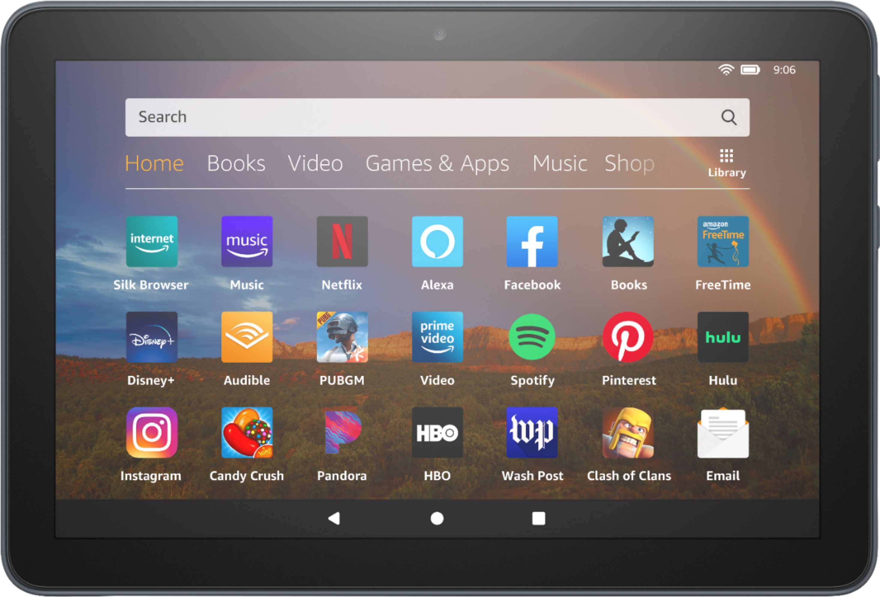violist deeltje vertraging Amazon Fire HD 8 Plus 10th Generation 8" Tablet 64GB Slate B07YH1ZJBR -  Best Buy