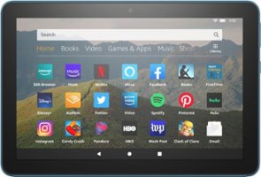 Amazon - Fire HD 8 10th Generation - 8" - Tablet - 64GB - Twilight Blue - Front_Zoom