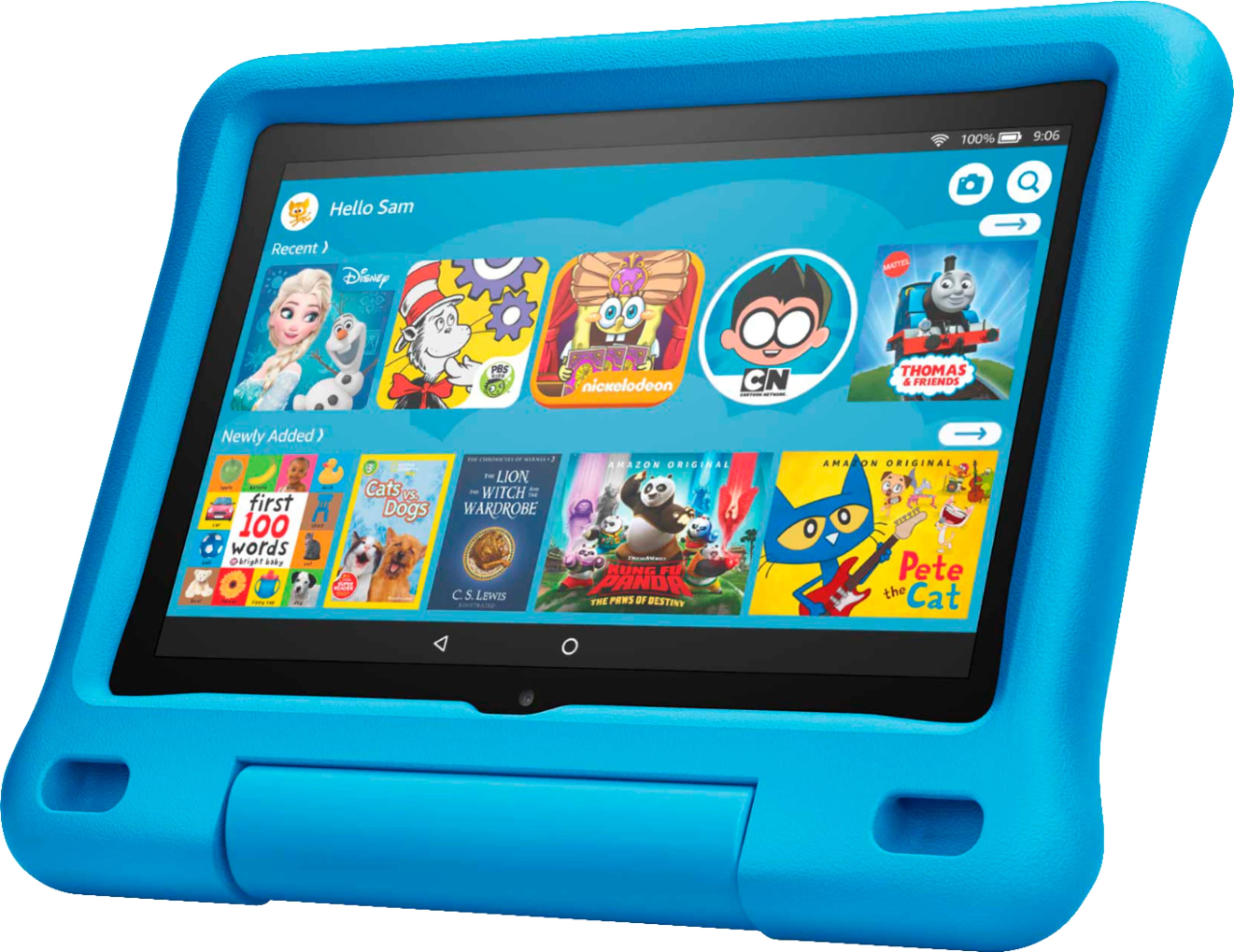 Best Buy Amazon Fire 8 Kids 8 Tablet Ages 3 7 32GB Blue B07WDDT3G5   6412947cv11d 