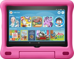 Amazon - Fire 8 Kids - 8" Tablet – ages 3-7 - 32GB - Pink - Front_Zoom