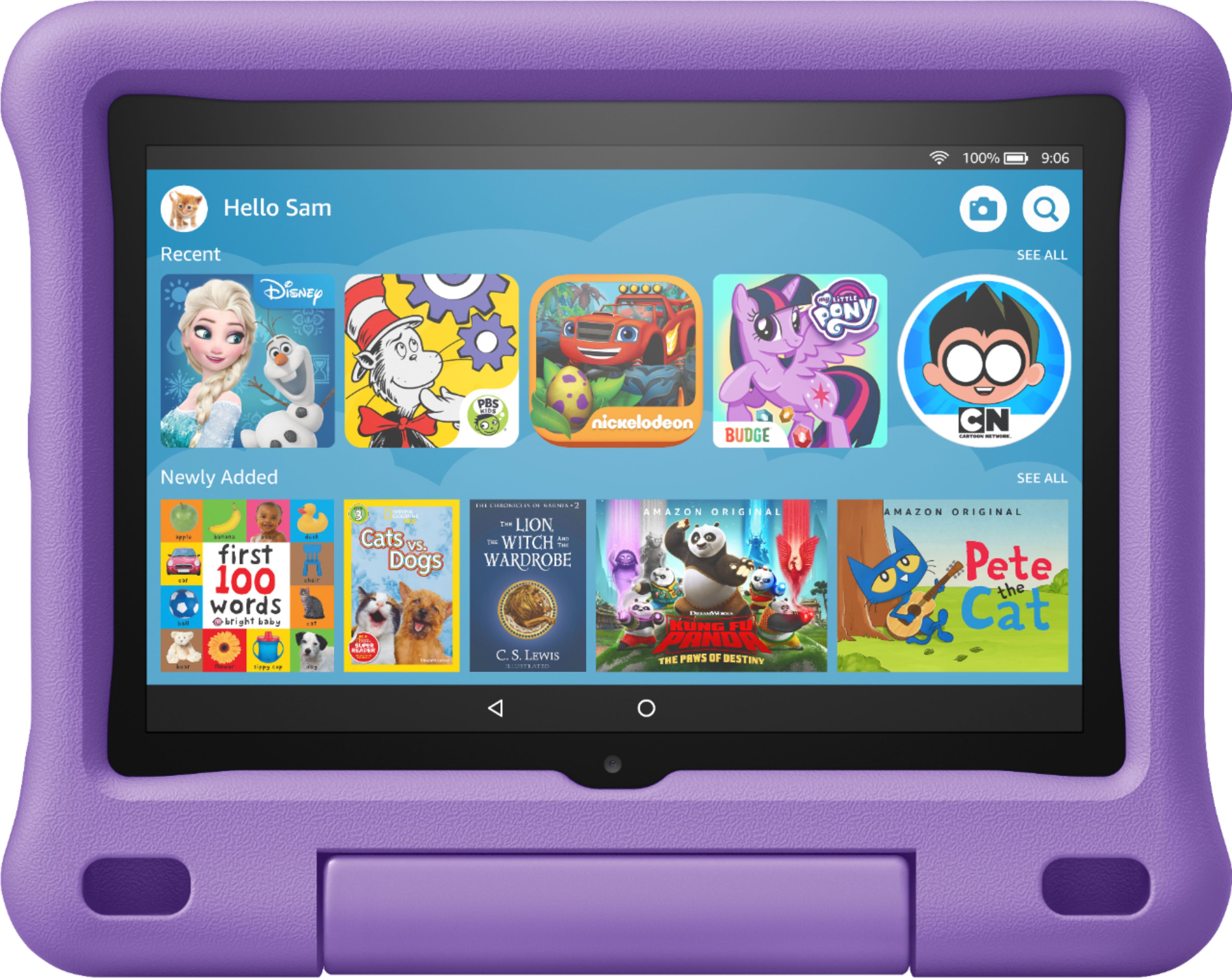 Amazon Fire Hd 8 Kids Edition 10th Generation 8 Tablet 32gb Purple B07wflbx6q Best Buy - how to play roblox on kindle fire stick