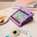 Alt View Zoom 12. Amazon - Fire 8 Kids - 8" Tablet – ages 3-7 - 32GB - Purple.