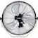 Alt View 11. NewAir - 4000 CFM 18" Outdoor High Velocity Floor or Wall Mounted Fan with 3 Fan Speeds and Adjustable Tilt Head - Black.