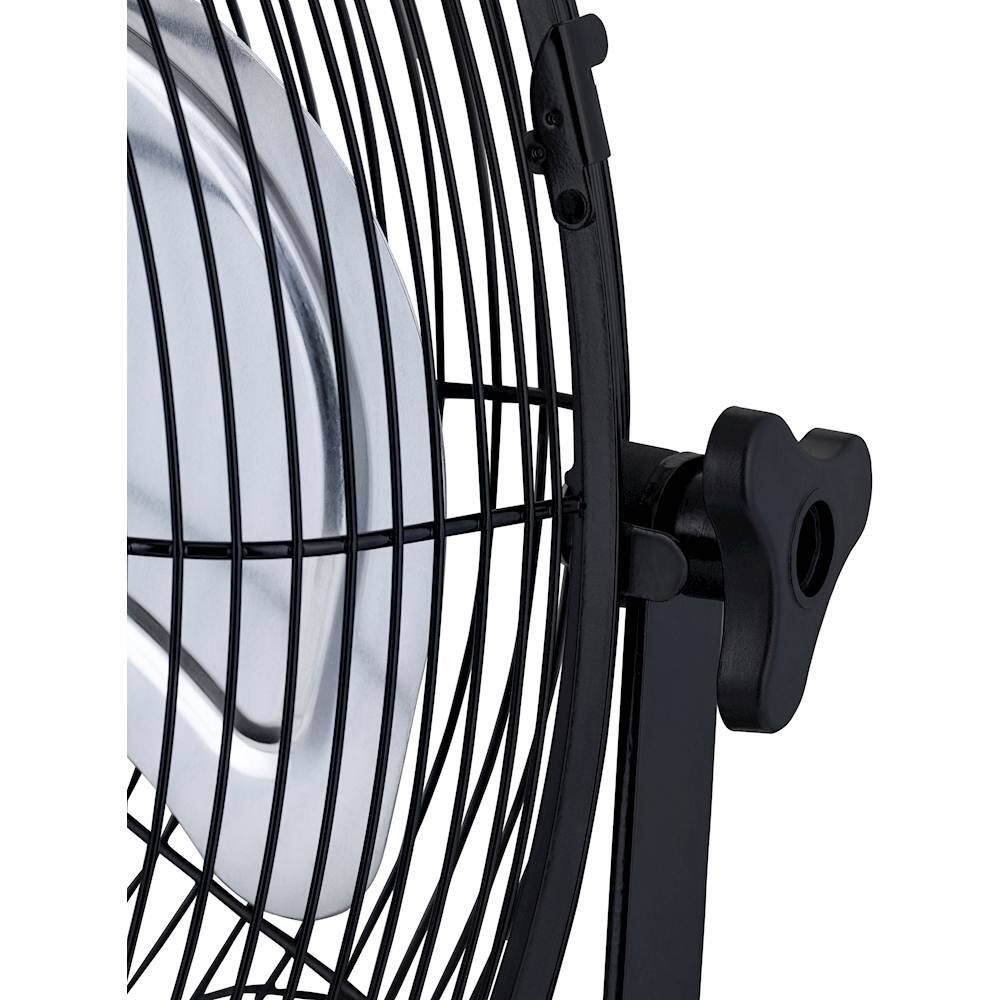 Alt View 16. NewAir - 4000 CFM 18" Outdoor High Velocity Floor or Wall Mounted Fan with 3 Fan Speeds and Adjustable Tilt Head - Black.