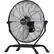 Left. NewAir - 4000 CFM 18" Outdoor High Velocity Floor or Wall Mounted Fan with 3 Fan Speeds and Adjustable Tilt Head - Black.