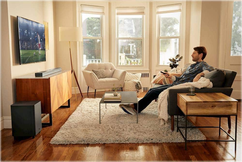 Alt View 38. JBL - 9.1-Channel Soundbar with Wireless Subwoofer and Dolby Atmos/DTS:X - Black.