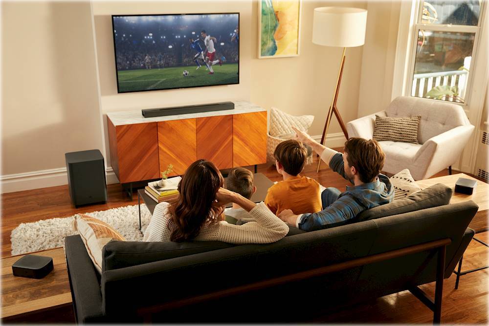 Alt View 39. JBL - 9.1-Channel Soundbar with Wireless Subwoofer and Dolby Atmos/DTS:X - Black.