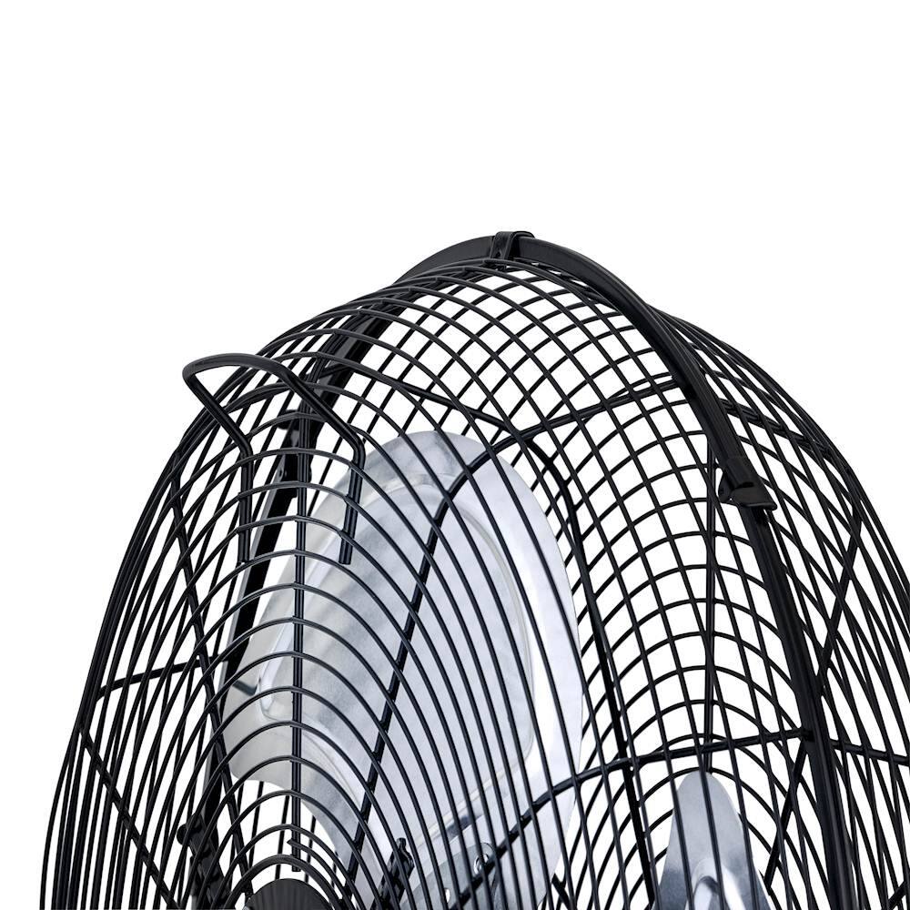 Alt View 12. NewAir - 4650 CFM 20" Outdoor High Velocity Wall Mounted Fan with 3 Fan Speeds and Adjustable Tilt Head - Black.