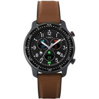 Timex - Smartwatch 42mm Aluminum Alloy - Brown - Angle_Zoom